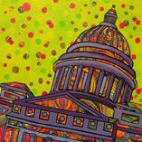Periwinkle Capitol - Original Art by Sherry Williamson