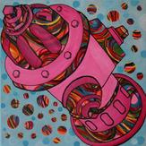 Hydrant - Original Art by Sherry Williamson